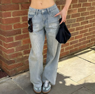 Rhinestone Jeans