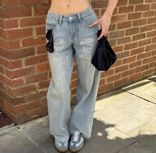 Rhinestone Jeans
