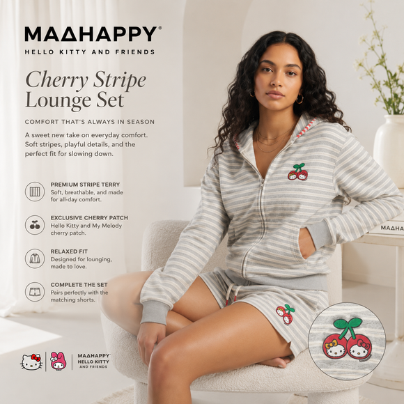 Madhappy X Hellokitty hoodie detail