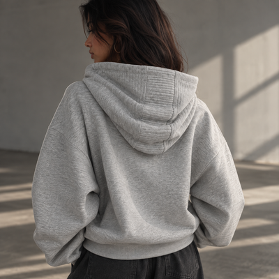 The 2-in-1 Off-Shoulder Hoodie ☁️🩶