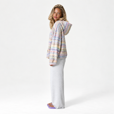 Pastel Zip Up Hoodie
