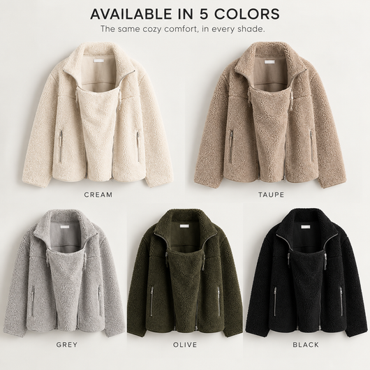2 in 1 fleece coat jacket