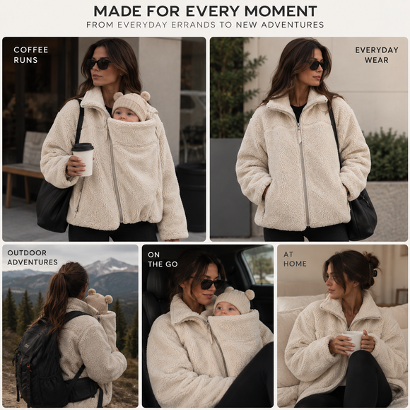 Cozy jacket detail photo