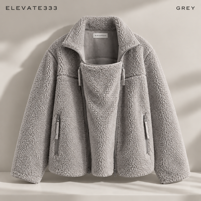 2 in 1 fleece coat jacket